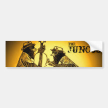 the juncos-1 sepia, the , juncos bumper stickers