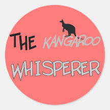 The Kangaroo Whisperer T-Shirts and Gifts Sticker