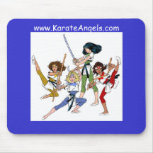 The Karate Angels Mouse Pad