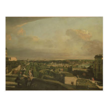 The Kaunitz Palace and Garden, Vienna, 1759/60 Post Card