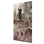 The Kensington Gardens are in London Stretched Canvas Print