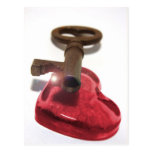The Key to My Heart... Postcard