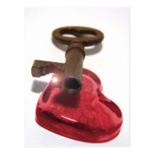 The Key to My Heart... Postcard
