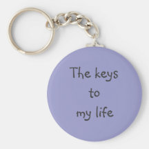 The keys to my life key chain