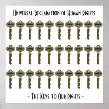 The Keys to Our Rights Posters