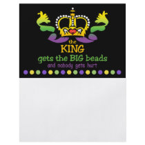 The King gets the BIG beads Full Color Flyer