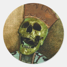 The King Round Sticker