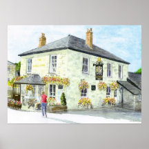 'The Kings Arms (Luxulyan)' Poster