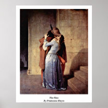 The Kiss By Francesco Hayez Posters