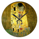 The Kiss by Gustav Klimt Clocks