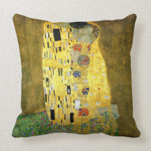 The Kiss by Gustav Klimt Pillow