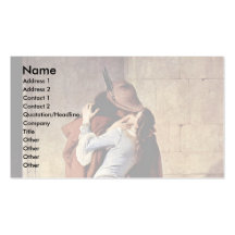 The Kiss By Hayez Francesco Business Cards