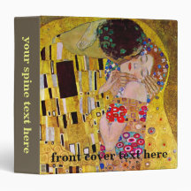 The Kiss (detail) by Gustav Klimt Binders