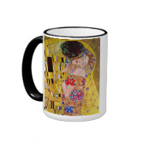 The Kiss (detail) by Gustav Klimt Mugs