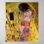 The Kiss (detail) by Gustav Klimt Poster