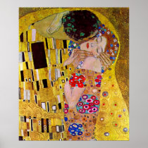 The Kiss (detail) by Gustav Klimt Poster