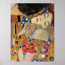 The Kiss (Detail) Gustav Klimt Print