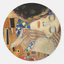 The Kiss (Detail) Gustav Klimt Sticker