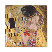 The Kiss, Gustav Klimt Fridge Magnets