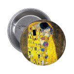 The Kiss, Gustav Klimt Pinback Buttons