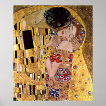 The Kiss, Gustav Klimt Posters
