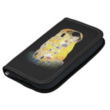 The Kiss Gustav Klimt Yellow Digital Painting Folio Planners