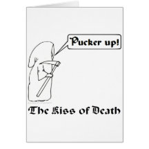 The Kiss of Death Greeting Card