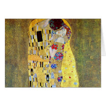 The Kiss (original Der Kuss) by Gustav Klimt Cards
