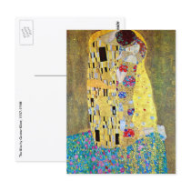 The Kiss (original Der Kuss) by Gustav Klimt Post Card