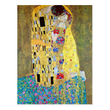 The Kiss (original Der Kuss) by Gustav Klimt Post Card