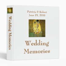The Kiss Wedding Theme Photo Album Binders