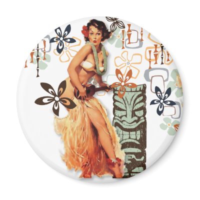 The Kitsch Bitsch : Aloha Oops! Magnet by kitschbitsch