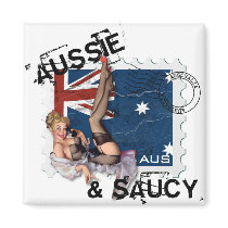 The Kitsch Bitsch : Aussie & Saucy Pin-Up Fridge Magnet