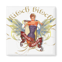 The Kitsch Bitsch : Bathing Beauty Tattoo Pin-Up Fridge Magnets