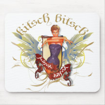 The Kitsch Bitsch : Bathing Beauty Tattoo Pin-Up Mouse Mat