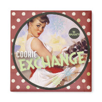 The Kitsch Bitsch : Cookie Exchange Refrigerator Magnet