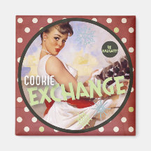 The Kitsch Bitsch : Cookie Exchange Refrigerator Magnet