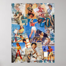 The Kitsch Bitsch : Destroyed Cowgirl Pin-Up No.1 Posters