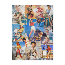 The Kitsch Bitsch : Destroyed Cowgirl Pin-Ups No.1 Post Cards