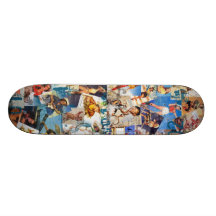 The Kitsch Bitsch : Destroyed Cowgirl PIn-Ups Skateboards