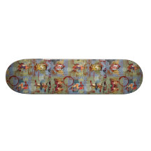 The Kitsch Bitsch:Destroyed Kitsch Bitsch Pin-Ups Custom Skateboard