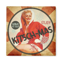 The Kitsch Bitsch : Enjoy Kitsch-mas Fridge Magnets