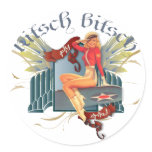 The Kitsch Bitsch : Fly Girl Tattoo Pin-Up stickers