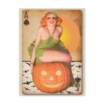 The Kitsch Bitsch : Halloween Pin-Up Card Post Cards