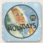 The Kitsch Bitsch : Happy Holidays Beverage Coasters
