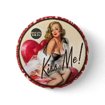 The Kitsch Bitsch : "Kiss Me" Valentine Pin-Up