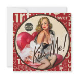 The Kitsch Bitsch : "Kiss Me" Valentine Pin-Up invitations