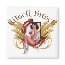 The Kitsch Bitsch : Kowgirl Kitsch Tattoo Pin-Up Fridge Magnets