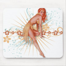 The Kitsch Bitsch : Luau Lovely! Mousepad