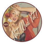 The Kitsch Bitsch : Not Wed Yet! stickers